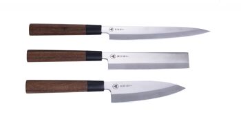 Coffret 3 couteaux Japonais 2