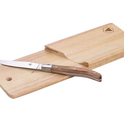 Black Edition Sausage knife and cutting board