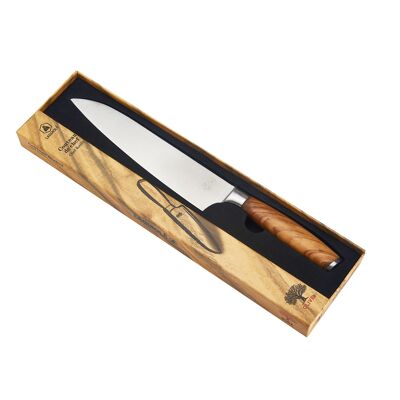 Chef's knife olive wood