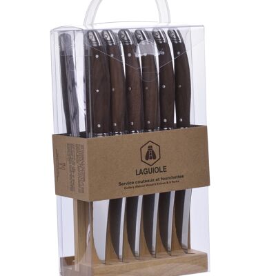 Set of 6 knives and 6 forks
