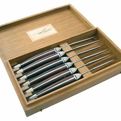 Set of 6 meat knives,