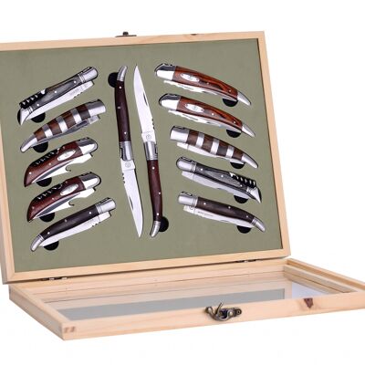 Collector's box of 12 knives