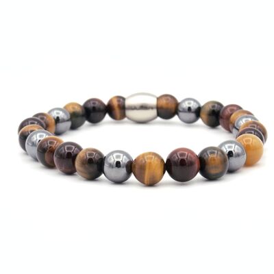 Bracelet Nane mix marron (8mm)