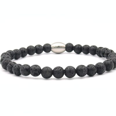 Bracelet Enam lava (6mm)