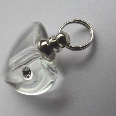 Ash pendant of glass with zirconia
