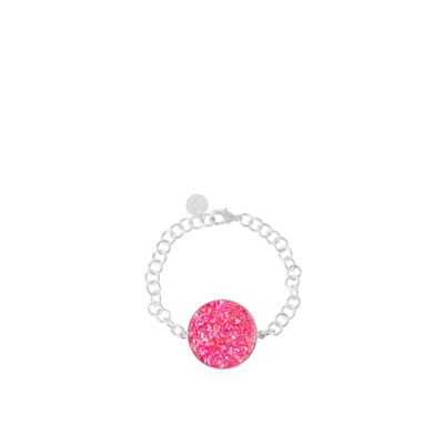 Athena Silber Armband mit rosa Perlmutt