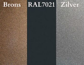 Urne en métal - enduit de couleur - papillon (1.8L) - Anthracite/Noir RAL 7021 1