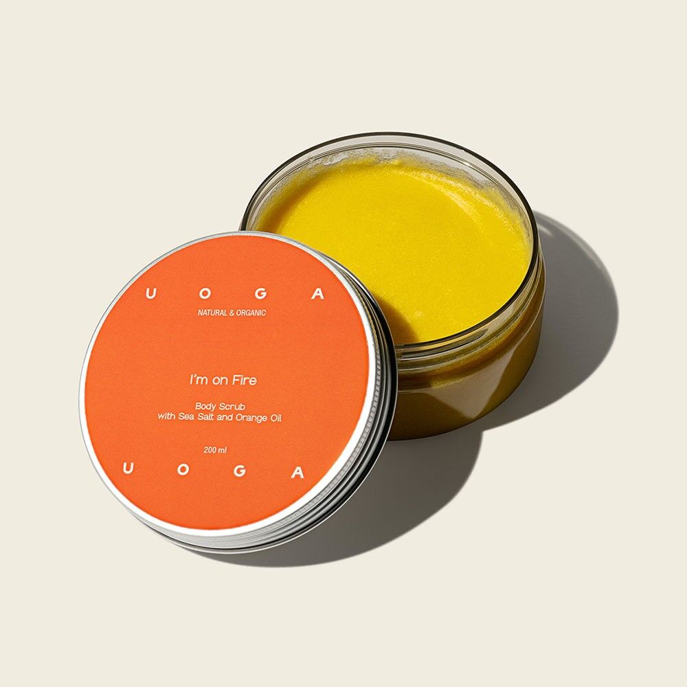 Scrub corpo Sono in fiamme