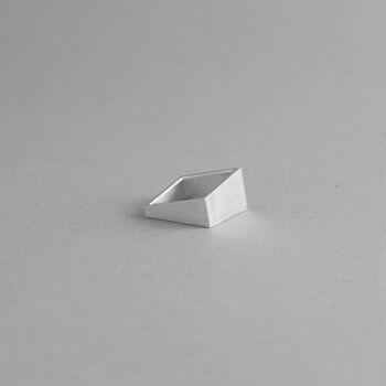 Anneaux Carrés en Aluminium Mod. 05 - Design contemporain et minimaliste 2