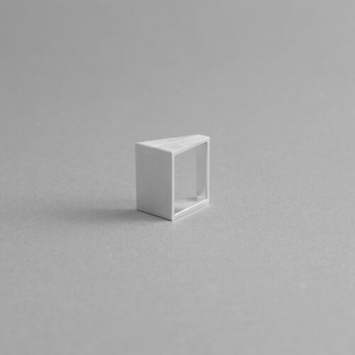 Aluminum Square Rings Mod. 07 - Contemporary and minimal design