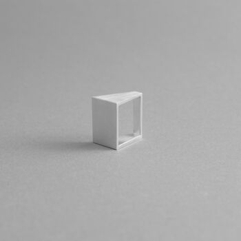 Anneaux Carrés en Aluminium Mod. 07 - Design contemporain et minimaliste 1
