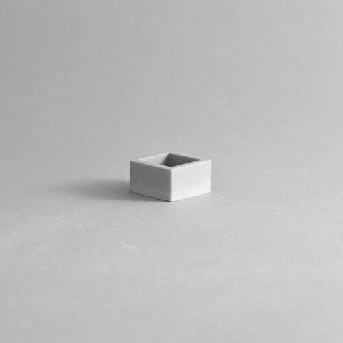 MK3 Symmetric ring – Handcrafted in grey concrete