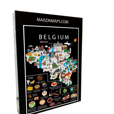 Puzzle of Belgium | 1000 pieces