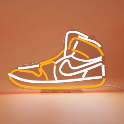Orange Favourite Sneaker LED Neon Sign - EU Plug