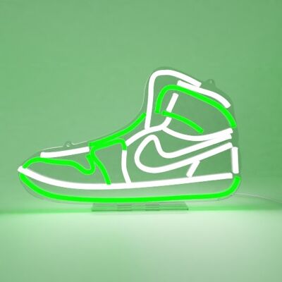 Green Favourite Sneaker LED Neon Sign - EU Plug