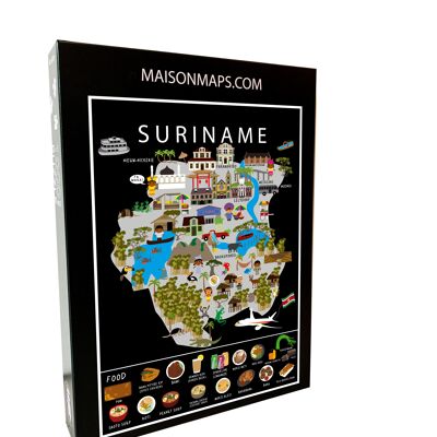 Puzzle of Suriname | 1000 pieces