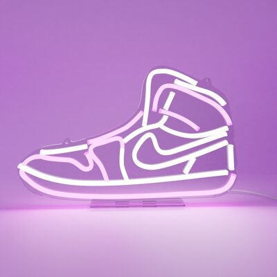 Pink Favourite Sneaker LED Neon Sign - EU Plug