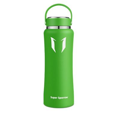 Insulated Stainless Steel Water Bottles, 1000ML / 32OZ - Apple green