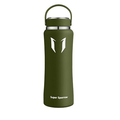 Insulated Stainless Steel Water Bottles, 1000ML / 32OZ - Sage