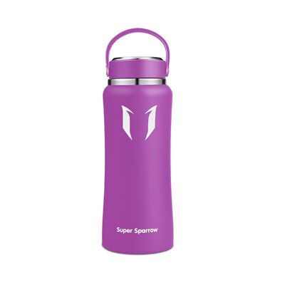 Insulated Stainless Steel Water Bottles, 750ML / 25OZ - Lilac purple