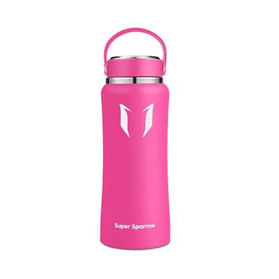 Insulated Stainless Steel Water Bottles, 750ML / 25OZ - Rose red