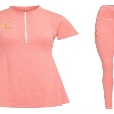 Peach Curvy Tracksuit