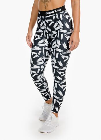 LEGGING TAILLE REGULIERE GOUACHE 1