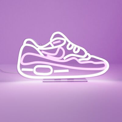 Pink Maxed Sneaker LED Neon Sign - EU Plug