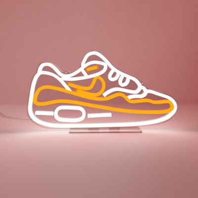Orange Maxed Sneaker LED Neon Sign - UK Plug