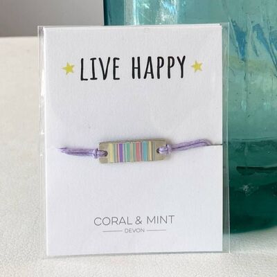 Live Happy -Pastel , sku012