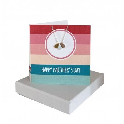 Happy Mother's Day Card - Three Drop Necklace