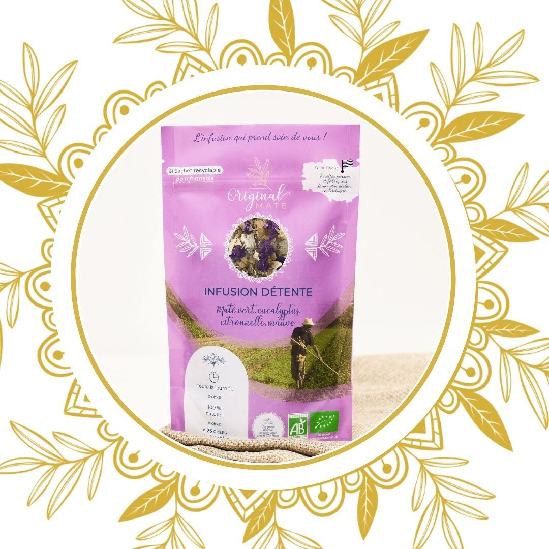 Infuso rilassante di mate biologico - 50g