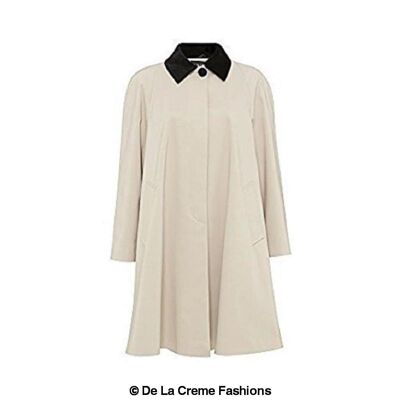 Manteau Swing Léger Taille Plus pour Femme Printemps/Été__Stone / 20 - S'ADAPTE AU ROYAUME-UNI 24