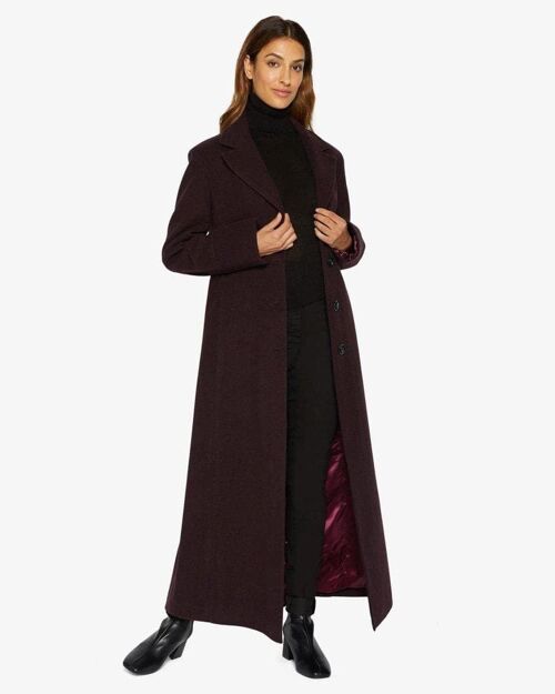 Sienna Longline Maxi Coat__Wine / UK 22/EU 50/US 18