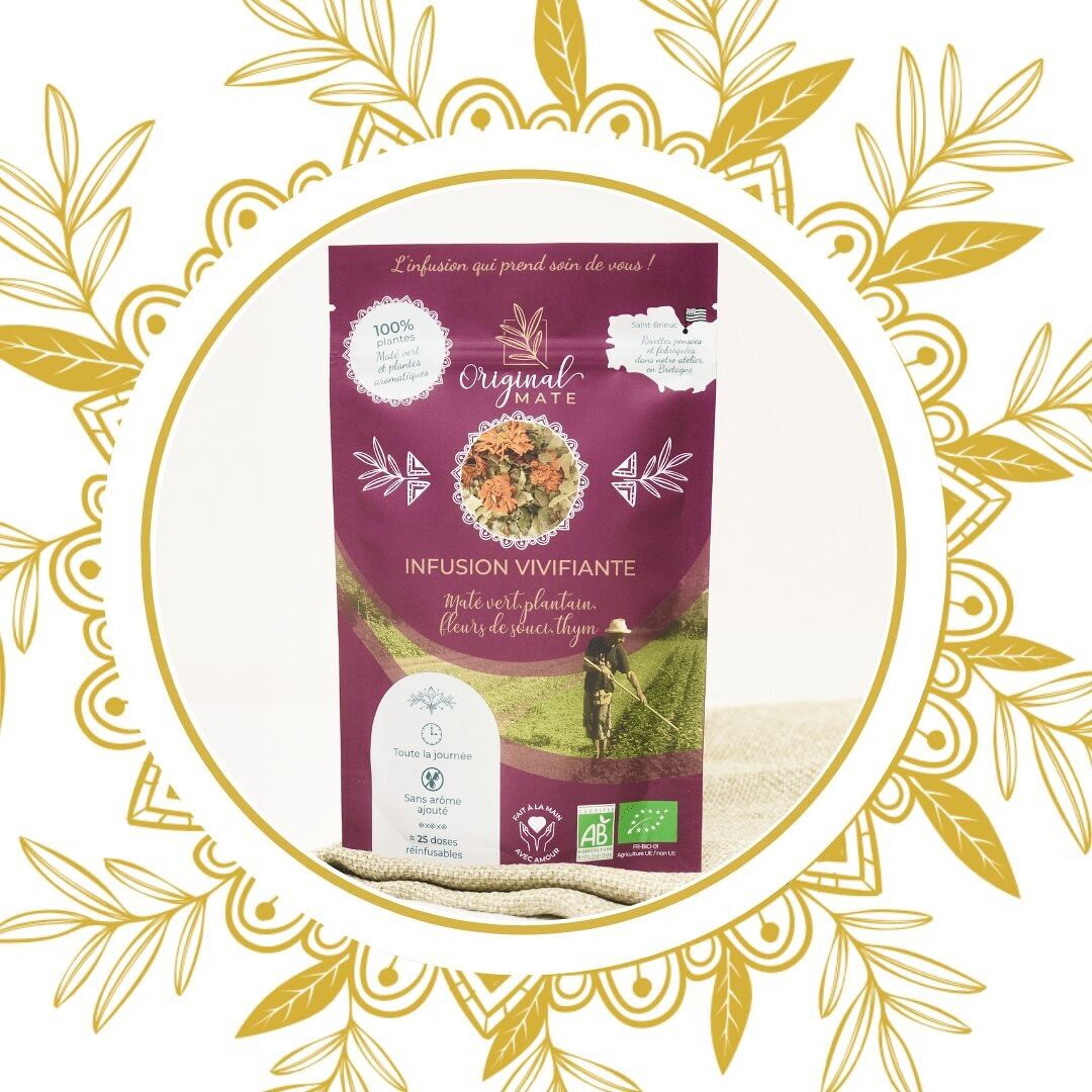 Infuso tonificante di mate biologico - 50g