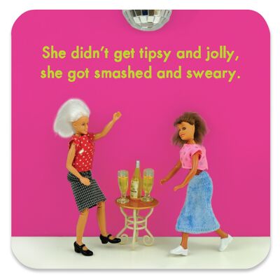 Funny Coaster - Tipsy and jolly