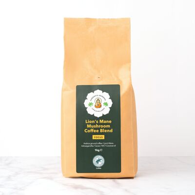 Mezcla de café de hongos melena de león - Molido - 1 kg
