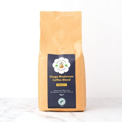 Mezcla de café con champiñones Chaga - Molido - 1KG