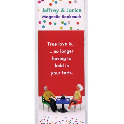 Funny Magnetic Bookmark -  True Love