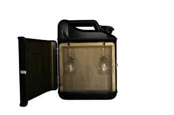 Jerrycan wijnbar (Zwart)