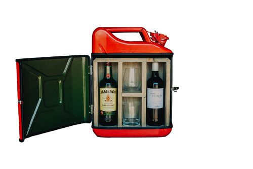 Jerrycan zijn & hers bar (Rood)