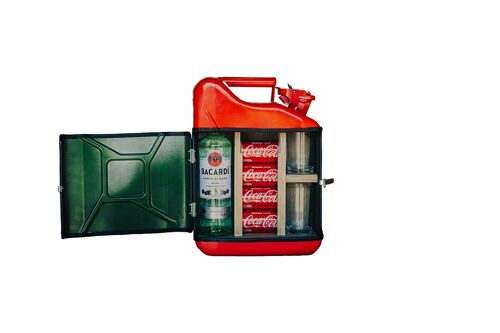 Jerrycan-minibar (Rood)