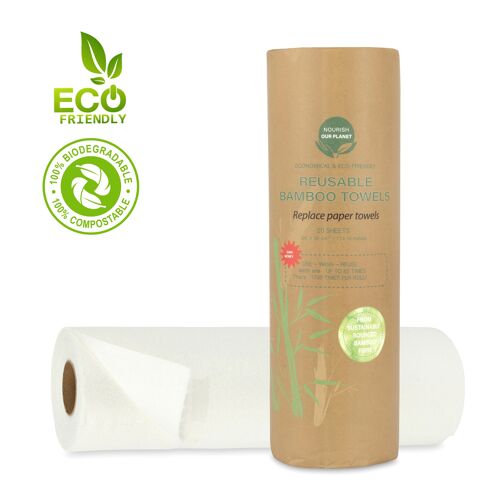 Reusable Bamboo Kitchen Roll - one roll