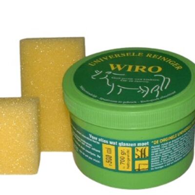 Piedra limpiadora universal Wiro 700 gramos incluidas 2 esponjas