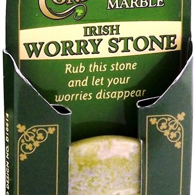 Connemara marble worry stone