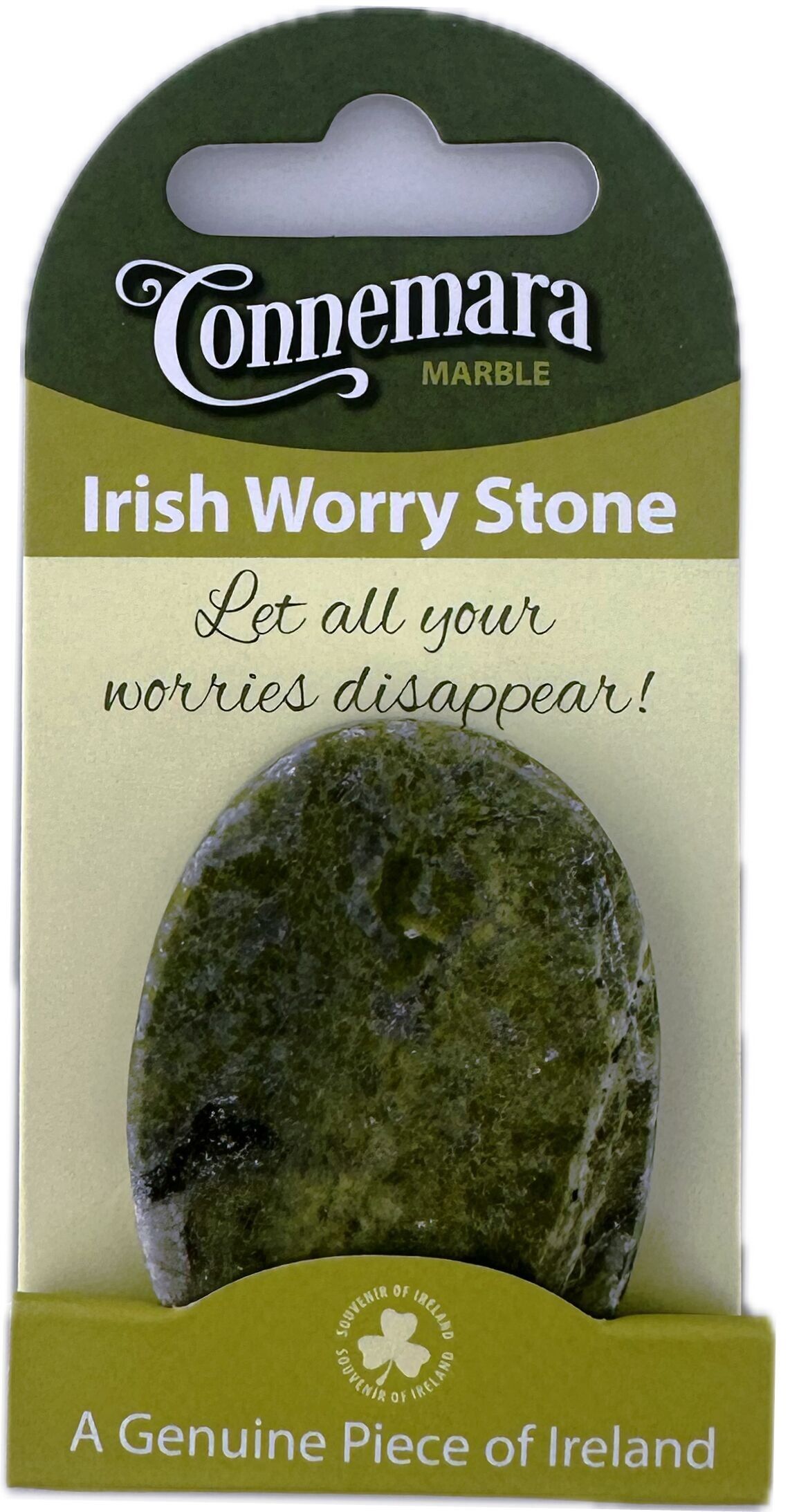 Connemara marble worry stone
