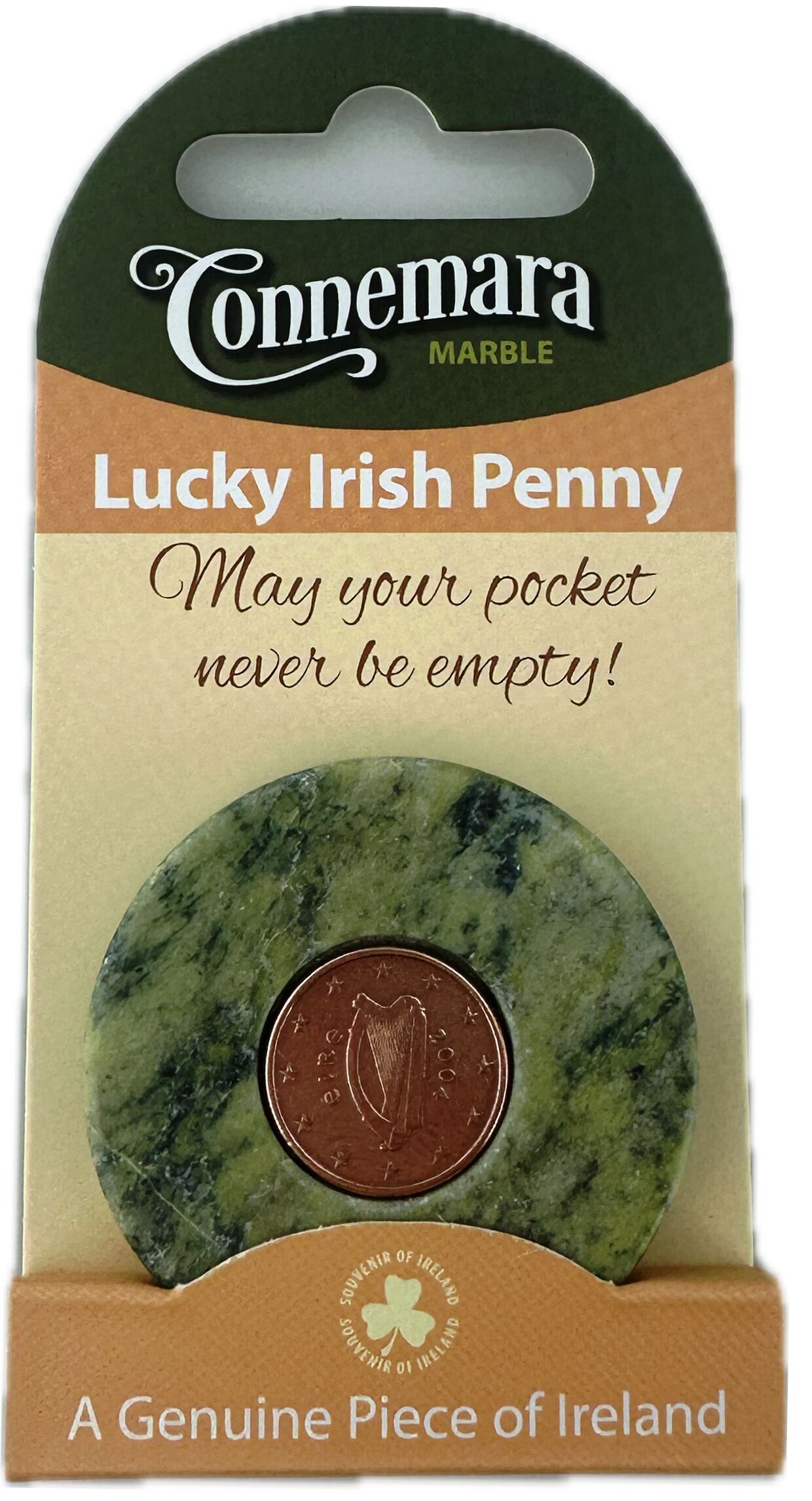 CONNEMARA MARMO LUCKY PENNY IN SCATOLA PICCOLA
