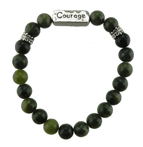Courage message bracelet