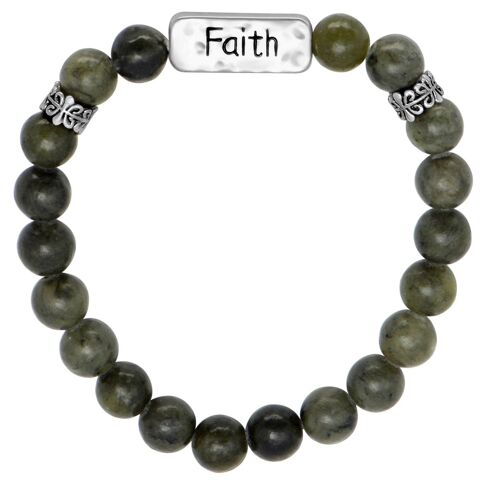 Faith message bracelet