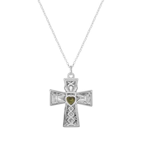Claddagh cross pendant
